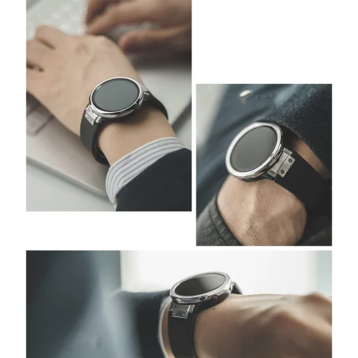 Ringke Rubber One Prime óraszíj Samsung Galaxy Active 2 44 mm fekete (MOSG0005) - 9