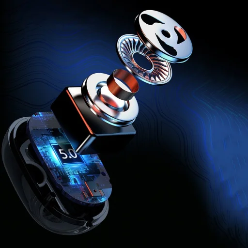 Proda TWS Bluetooth 5.0 vezeték nélküli fülhallgató töltő tokkal fehér (PD-BT500) - 10