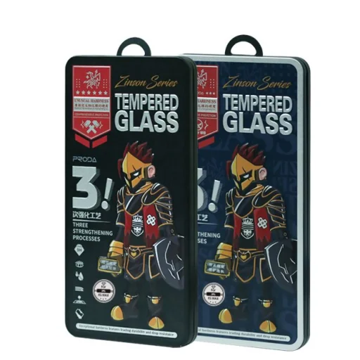 Proda Zinson Anti Spy 9H kijelzővédő üvegfólia iPhone 12/ 12 Pro fekete - 5