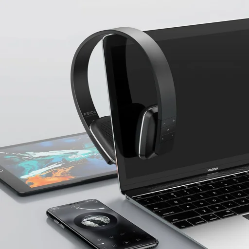 Proda Zajcsökkentős vezeték nélküli bluetooth fejhallgató fekete (PD-BH300) - 5