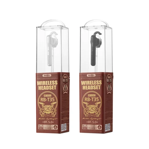 REMAX RB-T35 vezeték nélküli bluetooth Headset fekete - 3