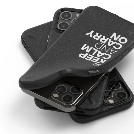 iPhone 12/ 12 Pro Ringke Onyx Design tok fekete Paint (OXAP0037) - 9