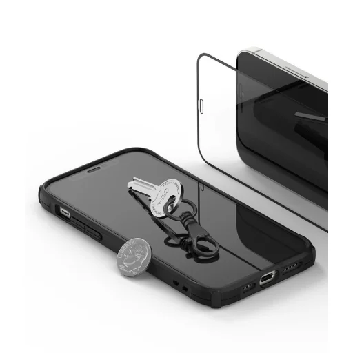 iPhone 12 mini Ringke Invisible Defender ID kijelzővédő üvegfólia (G7F022) - 9