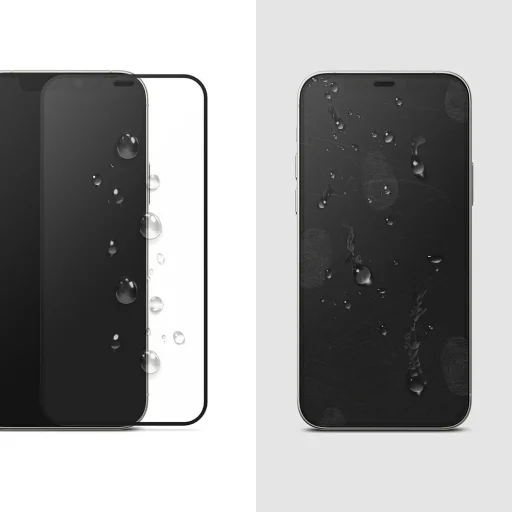 iPhone 12 mini Ringke Invisible Defender ID kijelzővédő üvegfólia (G7F022) - 11