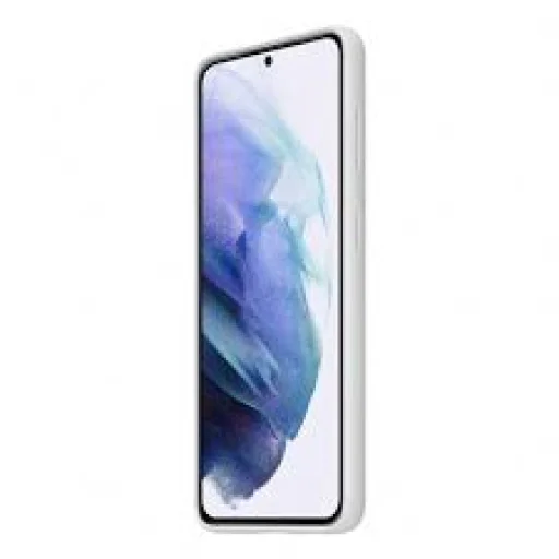 Samsung gyári szilikon tok Samsung S21 világosszürke (EF-PG991TJEGWW) - 2