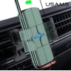 USAMS CD133 Szellőzőre rögzíthető automata telefontartó és Qi vezeték nélküli töltő 10W fekete thumbnail