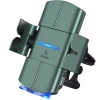 USAMS CD133 Szellőzőre rögzíthető automata telefontartó és Qi vezeték nélküli töltő 10W fekete thumbnail