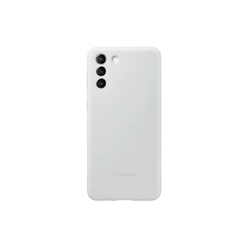 Samsung S21+ Plus Samsung gyári szilikon tok világosszürke (EF-PG996TJEGWW) - 1