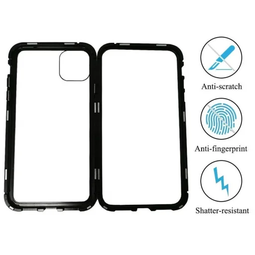 iPhone 11 Mágneses 360 tok fekete - 5