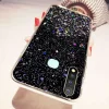 iPhone 12 Pro MAX Sequins csillogó flitteres tok fekete thumbnail