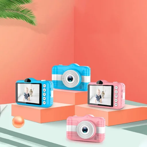 Digitális fényképezőgép gyerekeknek 8MP pink - 11