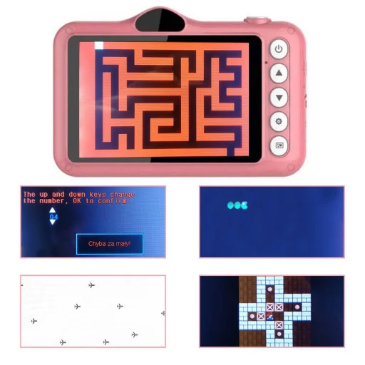 Digitális fényképezőgép gyerekeknek 8MP pink - 4