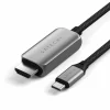 Satechi USB-C To HDMI 2.1 8K Cable (Mac Devices up to 4K/60Hz, 8K/60Hz, 4K 60Hz/120Hz, 2K/ 40Hz, 1080P/500Hz,  Dynamic HDR10+  HDCP 1.4 & HDCP 2.3) - Space Grey thumbnail