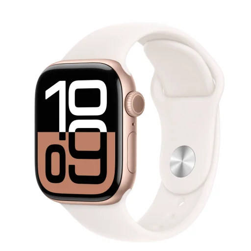 Apple Watch S10 GPS 42mm Rose Gold Alu Case with Light Blush Sport Band - M/L - 1