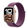 Apple Watch S10 GPS 42mm Rose Gold Alu Case with Plum Sport Loop thumbnail