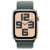 Apple Watch SE2 v3 GPS 44mm Starlight Alu Case with Lake Green Sport Loop thumbnail