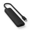  Satechi 7 az 1-ben USB-C Vékony Többportos Adapter Ethernettel - Fekete thumbnail