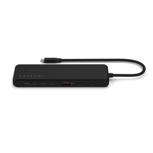  Satechi 13 az 1-ben USB-C hármas kijelzős többportos adapter - fekete - 8
