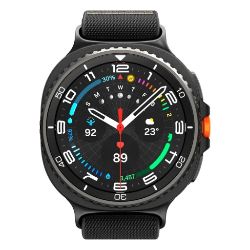 Spigen Lite Fit Samsung Galaxy Watch 8 / Classic (40 / 44 / 46 mm) Fekete óraszíj - 3