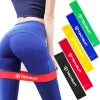 Edzésre alkalmas (5 darabos) rugalmas ellenállás szalagok - Techsuit (TS-01) - otthoni edzéshez, jógához, fitneszhez, pilateshez - Többszínű. thumbnail