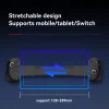  Techsuit - Vezeték nélküli kontroller (BSP-D8 Pro) - telefonokhoz, tabletekhez (Android, iOS, PS4), Bluetooth, RGB világítás, 400mAh - Fekete thumbnail