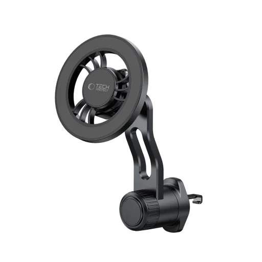 Tech-protect N56 mágneses Magsafe forgatható szellőzőre szerelhető autós tartó fekete - 3