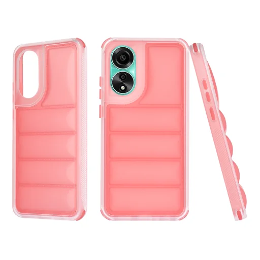 Oppo A78 4G - Techsuit - Wave Shield - Piros tok - 1
