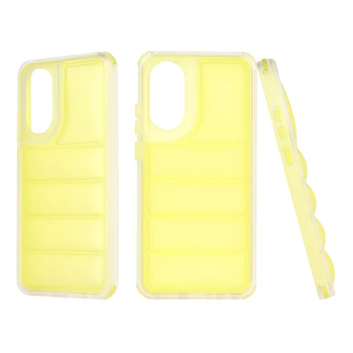 Oppo A78 4G - Techsuit - Wave Shield - Sárga tok - 2