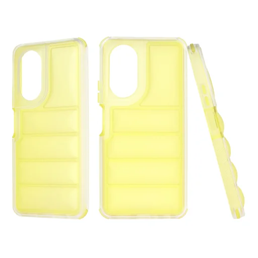 Oppo A58 4G - Techsuit - Wave Shield - Sárga. tok - 4