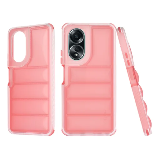 Oppo A58 4G - Védőtok Techsuit - Wave Shield - Piros. tok - 1