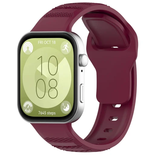 Huawei Watch Fit 3 - Óraszíj (W050) - Bordeaux - Techsuit - 1