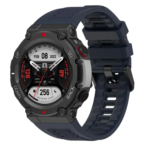 Amazfit T-Rex 2 / 2 óraszíj - Techsuit (W067) - Óceánkék / Tengerészkék - 1