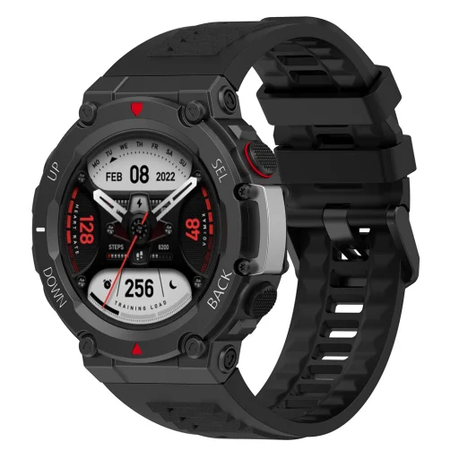 Amazfit T-Rex 2/2 óraszíj - Techsuit (W067) - Óceánkék-Fekete - 1