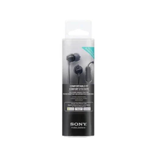 Sony MDR-EX15AP fülbe helyezhető fülhallgató mikrofonnal fekete EU - 1