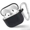 Blueo - Folyékony szilikon védőtok - AirPods 4-hez - Fekete tok - 1