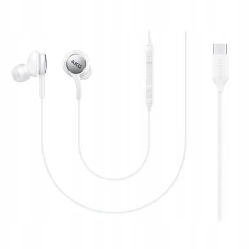 Eredeti vezetékes fülhallgatók Samsung AKG IC100BW GP-TOU021CSKWW USB-C Fehér (bulk EU) - 1