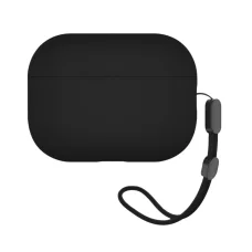 Blueo - Folyékony szilikon védőtok - AirPods Pro 2-höz - Fekete tok
