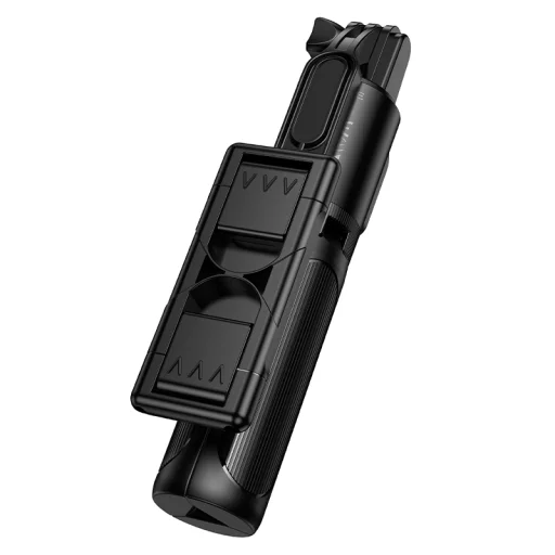 Borofone Selfie Bot BY14 Graceful bluetooth állvánnyal és távirányítóval fekete - 5