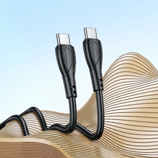 Borofone Kábel BX121 Energia - C típusú C típusú - PD 60W 1 méter fekete - 4