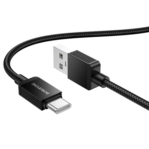 Borofone BX120 Placer kábel - USB Type-C - 3A 1 méter fekete - 1