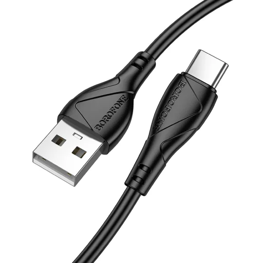 Borofone Kábel BX121 Energia - USB C-típusú - 3A 1 méter fekete - 2