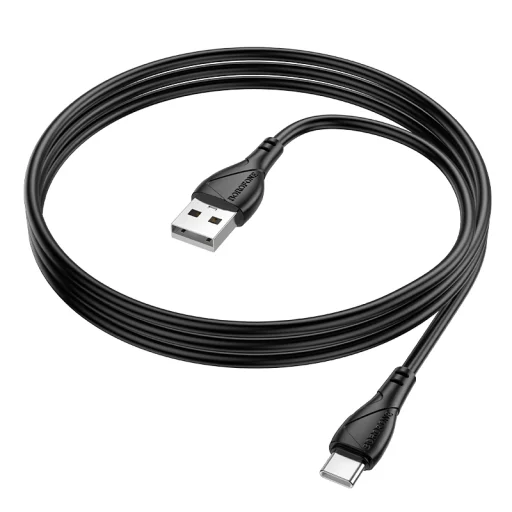 Borofone Kábel BX121 Energia - USB C-típusú - 3A 1 méter fekete - 3