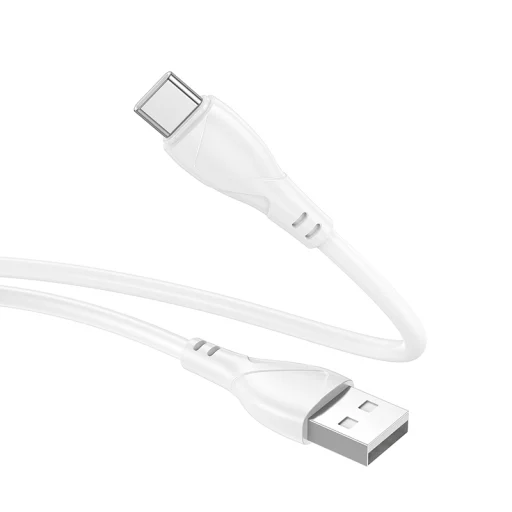 Borofone BX121 Energy kábel - USB to Type-C - 3A 1 méter fehér - 2