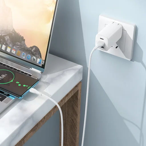 Borofone BX121 Energy kábel - USB to Type-C - 3A 1 méter fehér - 3