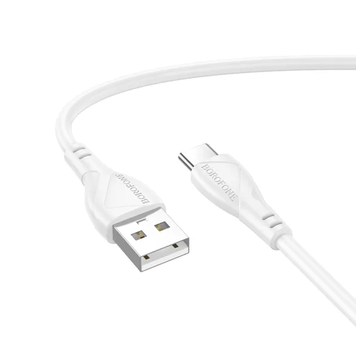 Borofone BX121 Energy kábel - USB to Type-C - 3A 1 méter fehér - 1