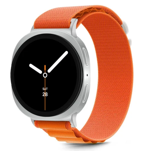 Tech-protect Nylon Pro Samsung Galaxy Watch 8 / Classic (40 / 44 / 46 mm) Narancssárga - 2