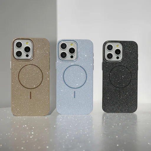 Glitter Thin Mag tok iPhone 11-hez kék - 7