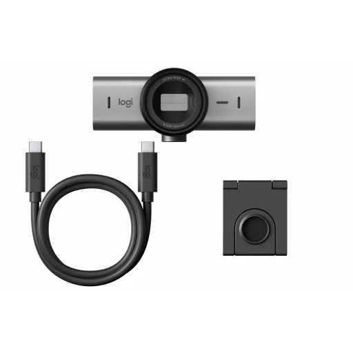 Logitech MX Brio 4K Ultra HD Collaboration and Streaming Webcam - Graphite - 7