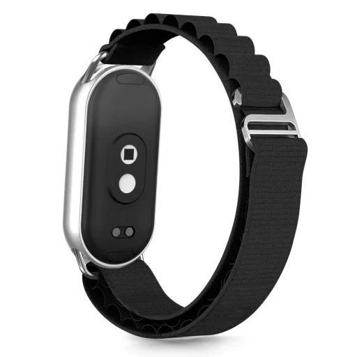 Tech-protect Nylon Pro Xiaomi Smart Band 8 / 9 / 10 / Nfc Fekete - 2