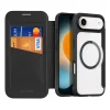  iPhone 17 Fekete Dux Ducis Skin X Pro tok pénztárcával, MagSafe kompatibilis thumbnail